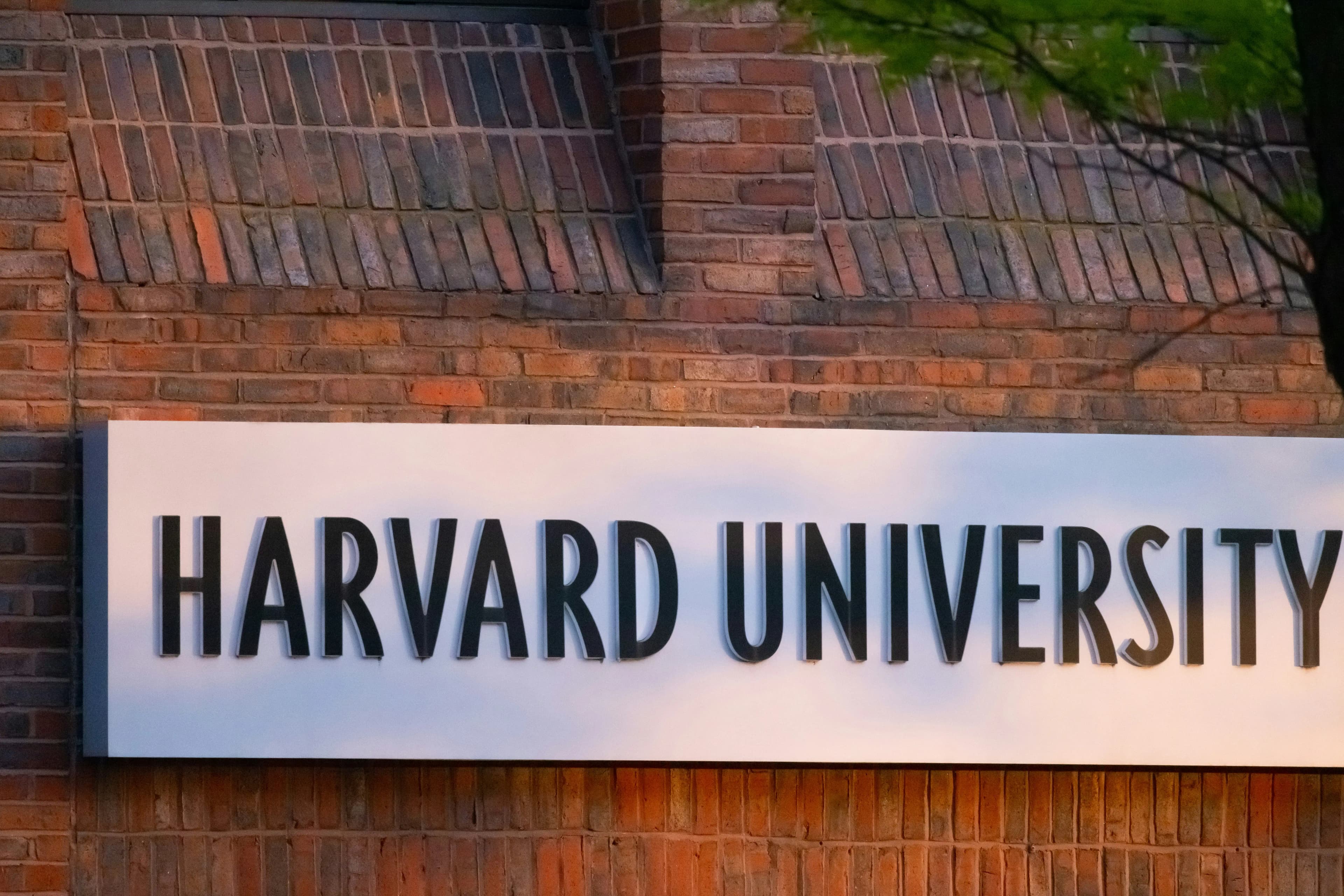 ilustrasi sebuah papan nama bertuliskan 'Harvard University'